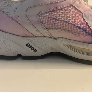 Dior Pink and White Athletic Shoes